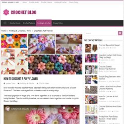 How To Crochet A Puff Flower