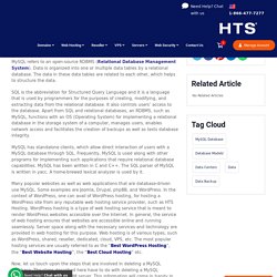 Knowledge Base-How to Delete a MySQL Database HTS Hosting