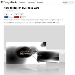 How to design Business Card