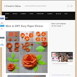 How to DIY Easy Paper Flower