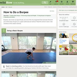 How to Do a Burpee: 14 Steps