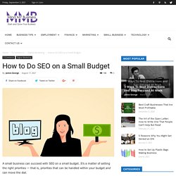How to Do SEO on a Small Budget