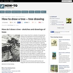 How to draw a tree - tree drawing