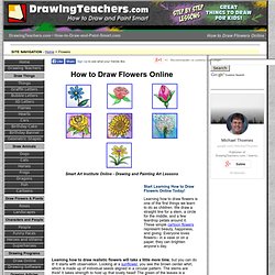 How to Draw Flowers Online