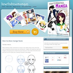 How To Draw Manga — How to draw manga faces