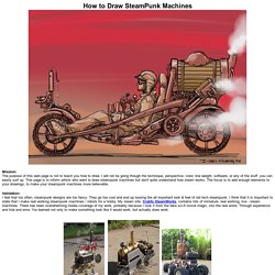 How to draw Steampunk Machines