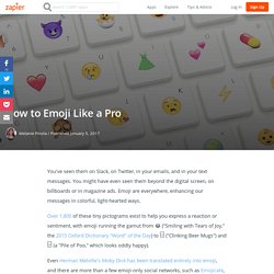 How to Emoji Like a Pro