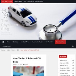 How To Get A Private PCR Test