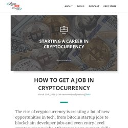 How to Get a Job in Cryptocurrency