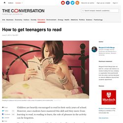 How to get teenagers to read