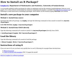 How to Install an R Package