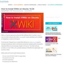 How to Install XWiki on Ubuntu