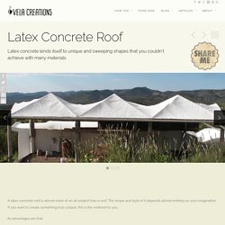 How To: Latex Concrete Roof