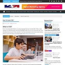 How To Learn CSS