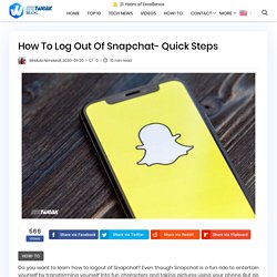 How To Log Out Of Snapchat