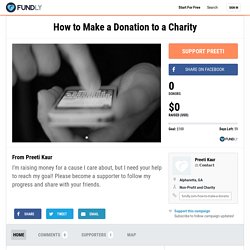 How to Make a Donation to a Charity