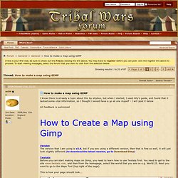 How to make a map using GIMP - TribalWars Forum