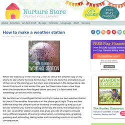 how to make a weather station