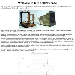 How to make Bellows