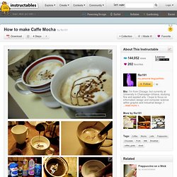 How to make Caffe Mocha