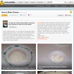 DIY: Cheesemaking Equipment: Free PDF