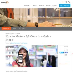 How to Make a QR Code in 4 Quick Steps