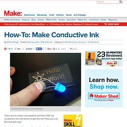 How-To: Make Conductive Ink