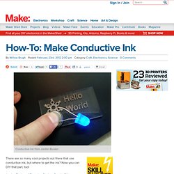 Make Conductive Ink