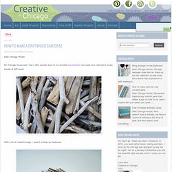 How to make a Driftwood Seahorse