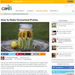 How To Make Fermented Pickles