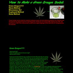 How to Make "Green Dragon"