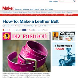 Make a Leather Belt