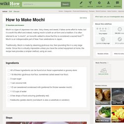 How to Make Mochi: 15 Steps