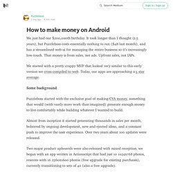How to make money on Android