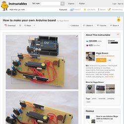 How to make your own Arduino board