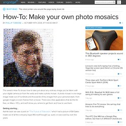 How-To: Make your own photo mosaics