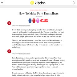 How To Make Pork Dumplings