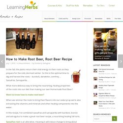 How to Make Root Beer, Root Beer Recipe