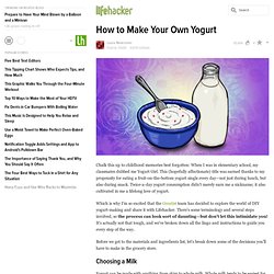 How to Make Your Own Yogurt