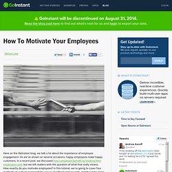 How To Motivate Your Employees