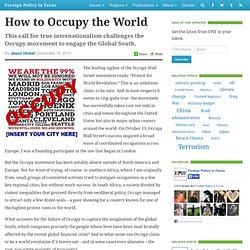 How to Occupy the World