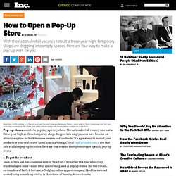 How to Open a Pop-Up Store