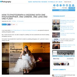 How To Photograph A Wedding