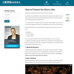 How to Present like Steve Jobs
