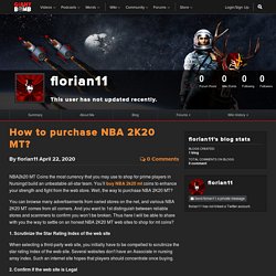 How to purchase NBA 2K20 MT?