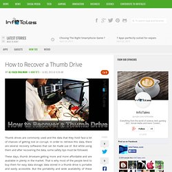 How to Recover a Thumb Drive