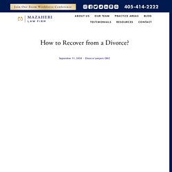 How to Recover from a Divorce?