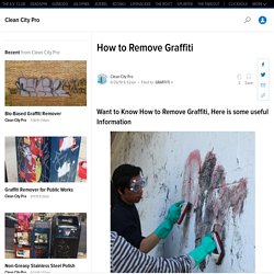 How to Remove Spray Paint