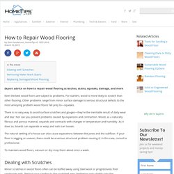 How to Repair Wood Flooring