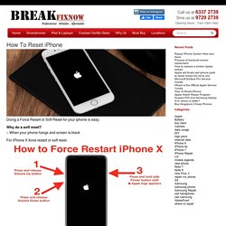 How To Reset iPhone